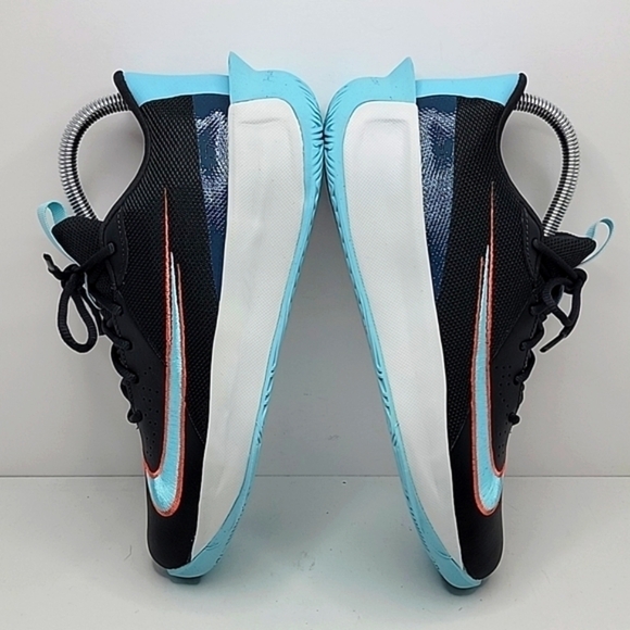 Nike | Team Hustle Quick 'Smoke Grey Magic Ember' sporty sneakers | WMS 7.5 - Picture 10 of 12